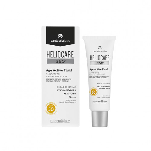 HELIOCARE 360° Age Active Fluid Sunscreen SPF 50 (Cantabria Labs) – Солнцезащитный омолаживающий флюид СЗФ 50