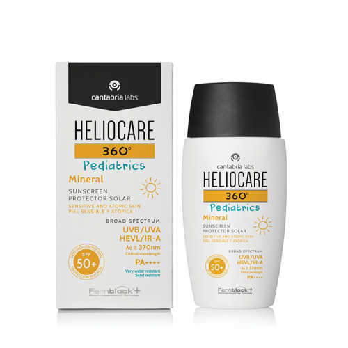 HELIOCARE 360º Pediatrics Mineral Sunscreen SPF 50+ (Cantabria Labs) – Минеральный фотопротектор для детей СЗФ 50+