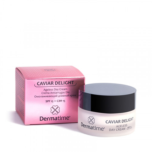 CAVIAR DELIGHT Ageless Day Cream SPF 15 (Dermatime)  – Омолаживающий дневной крем, СЗФ15