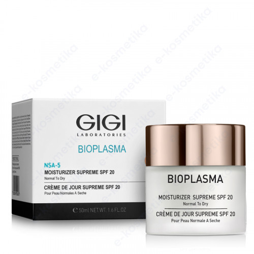 BIOPLASMA Moist Supreme SPF 20 / Крем увлажняющий для нормальной и сухой кожи с SPF 20 (Gigi) 24034