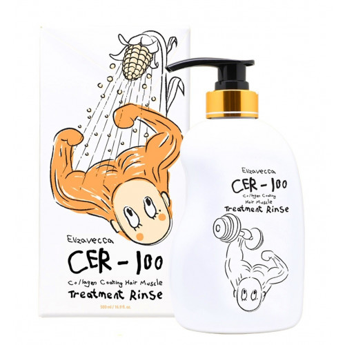 CER-100 Collagen Coating Hair Muscle Treatment Rinse Бальзам-ополаскиватель для волос ТМ Elizavecca 