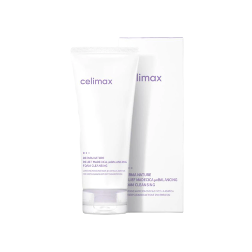 Celimax Пенка для умывания нежная успокаивающая- Relief madecica pH balancing foam cleansing, 150мл