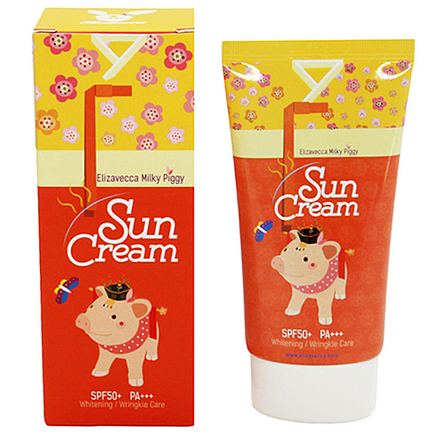 Elizavecca Крем солнцезащитный - Milky piggy sun cream SPF50