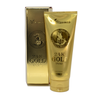 Elizavecca Пенка для умывания с муцином улитки и золотом - 24k gold snail cleansing foam, 180мл