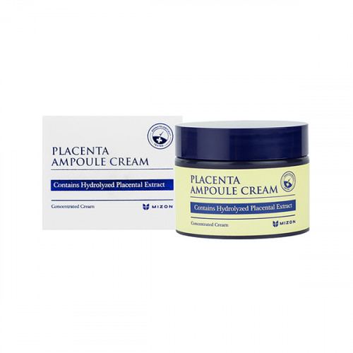 MIZON Placenta Ampoule Cream Антивозрастной плацентарный крем для лица 50мл