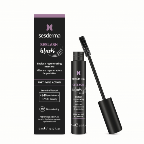 SESLASH BLACK Тушь для ресниц восстанавливающая, чёрная SESDERMA