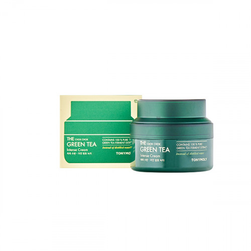 TONYMOLY THE CHOK CHOK GREEN TEA Intense Cream Увлажняющий крем для лица с экстрактом зеленого чая