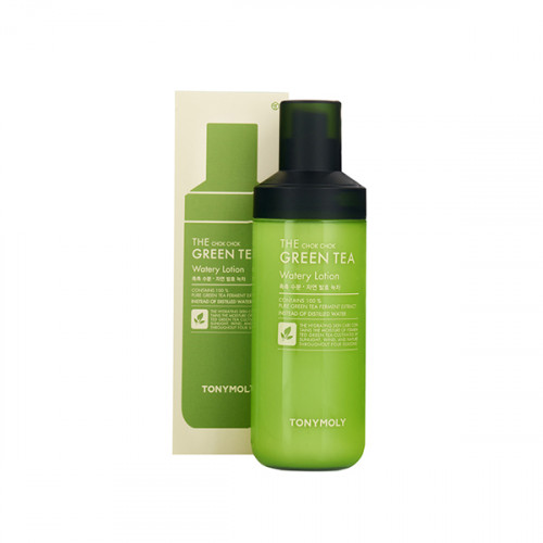 TONYMOLY THE CHOK CHOK GREEN TEA Watery Lotion Увлажняющий лосьон для лица с экстрактом зелёного чая