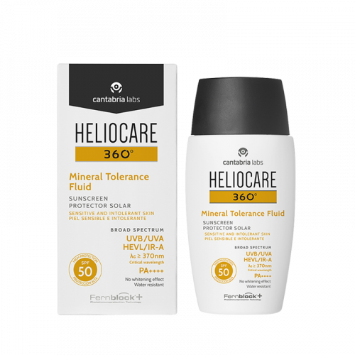 HELIOCARE 360º Mineral Tolerance Fluid Sunscreen SPF 50 – Солнцезащитный минеральный флюид с SPF 50 для чувствительной кожи