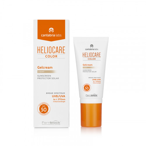 Heliocare color gelcream light SPF 50 – Тональный солнцезащитный гель-крем с SPF 50 (Light)