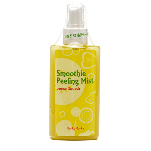 Отшелушивающий мист-скатка Лимон Smoothie Peeling Mist Lemon Squash Holika Holika